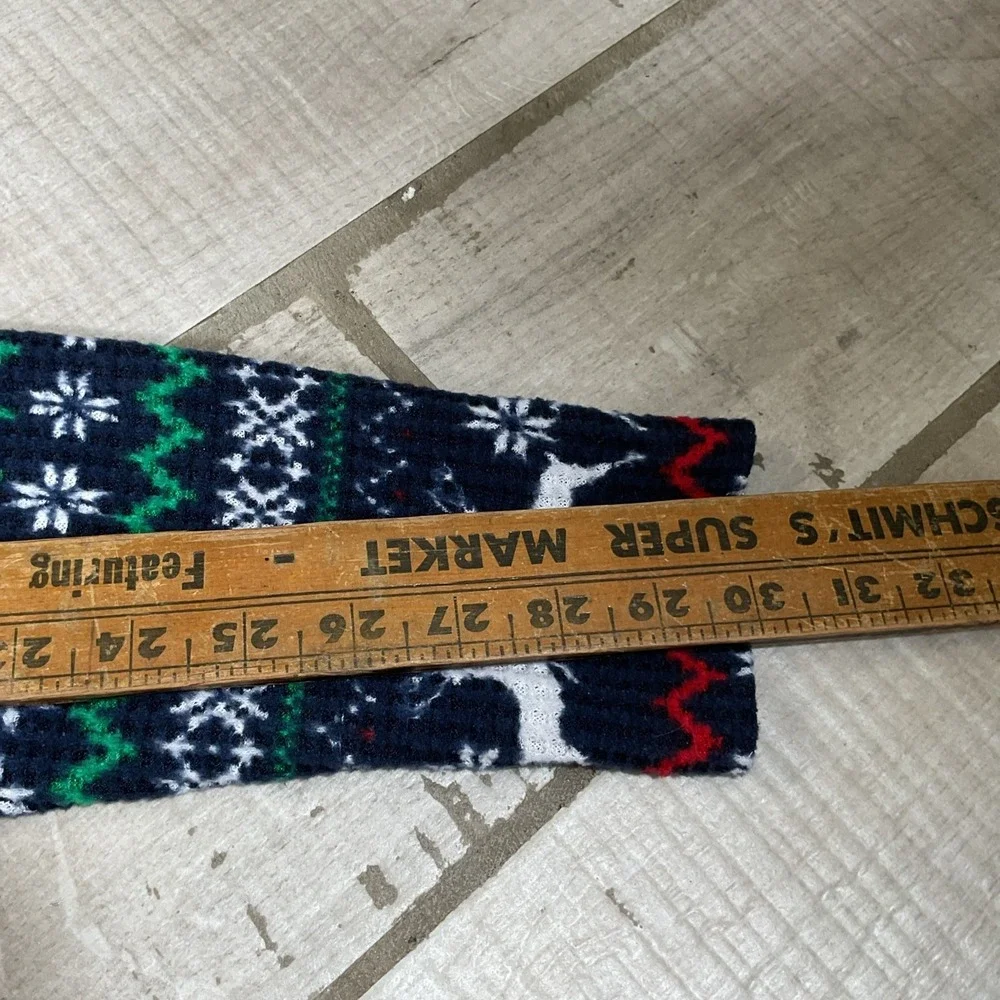 Lands End Pajama Set Size‎ Medium 2 piece Fairisle Pattern Soft Cozy Stretch